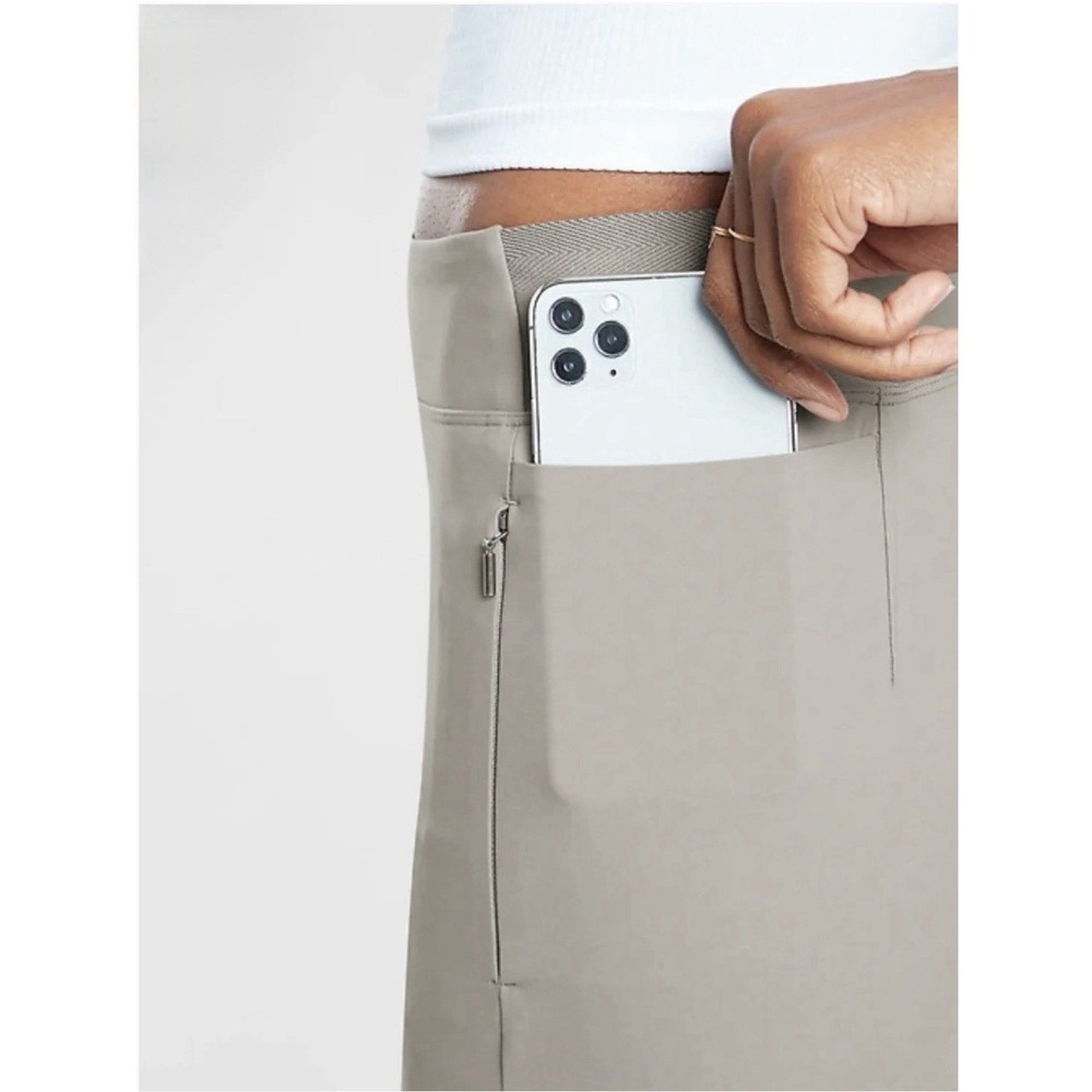 Athleta Trousers Women's Size 22 Stellar Tight Pants High Rise 27.5" Taupe - Picture 2 of 10